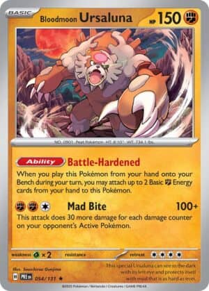 Bloodmoon Ursaluna #054/131 | Prismatic Evolutions | Rare - Holo