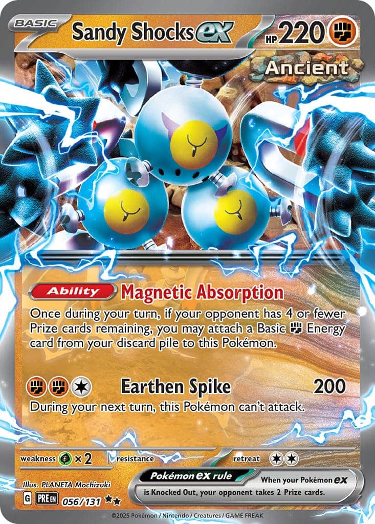Sandy Shocks ex #056/131 | Prismatic Evolutions | Double Rare