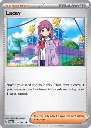 Lacey #114/131 | Prismatic Evolutions | Uncommon- Pokeball