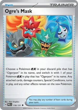 Ogre's Mask #118/131 | Prismatic Evolutions | Uncommon - Non Holo
